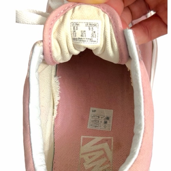 VANS Pink Pig Suede Zephyr Old Skool Shoes, Size 9.5 - Picture 6 of 7